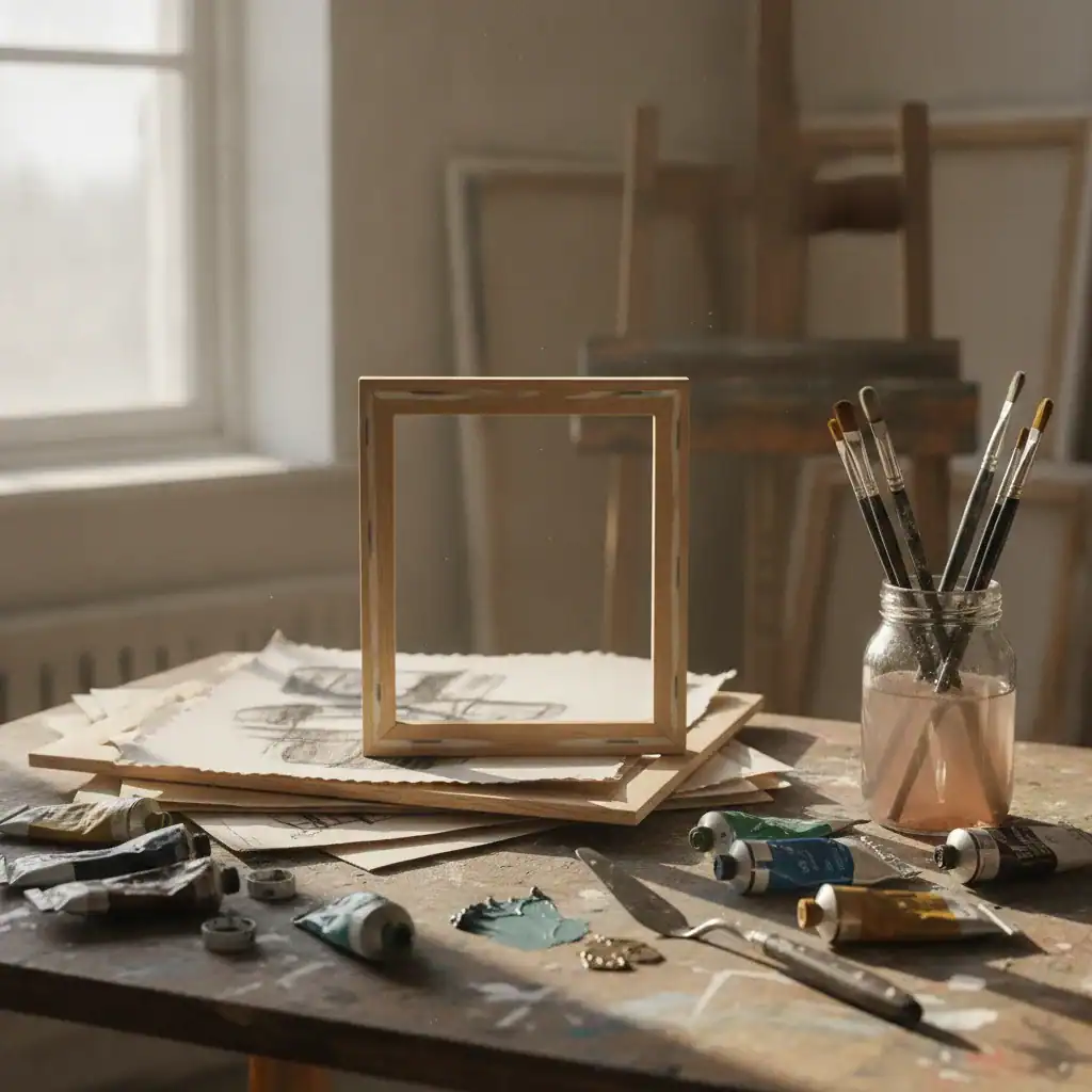 comment naît un tableau abstrait