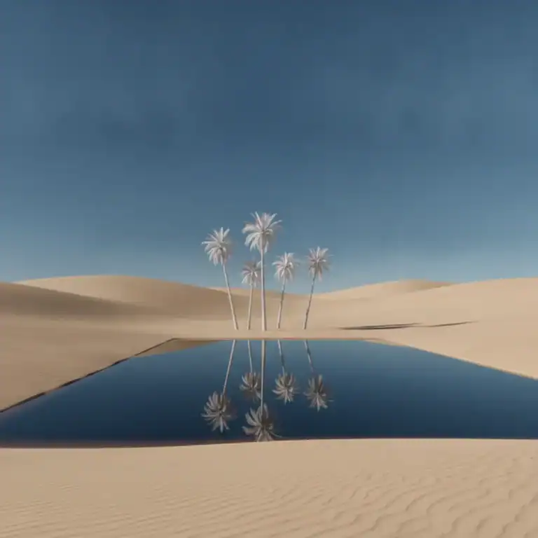 Oasis de la paix, signification du tableau et symboles - oasis paix tableau signification