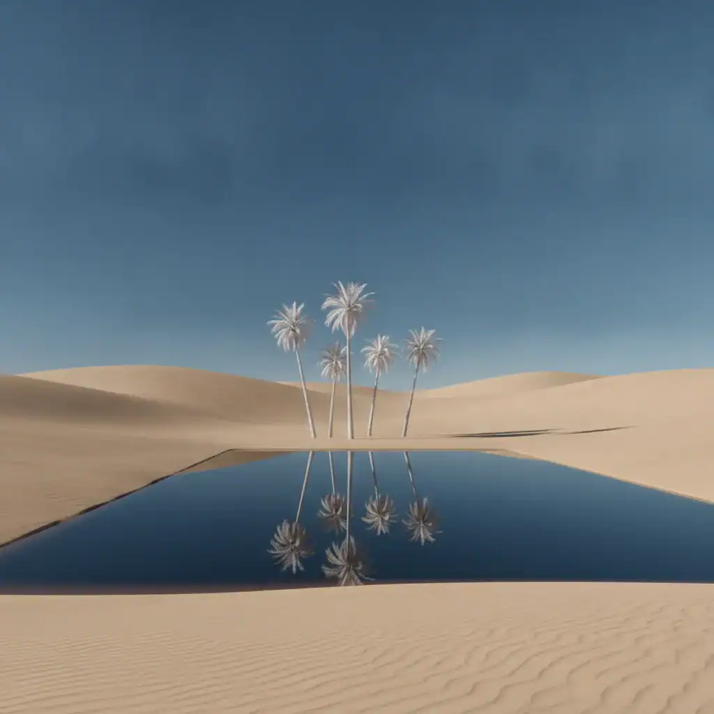 Oasis de la paix, signification du tableau et symboles - oasis paix tableau signification